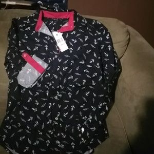 Women's Nautical shirt small